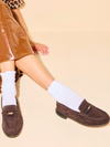 Elba Penny Loafer in Espresso Suede