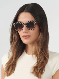 Jena Sunglasses in Harlequin + Harlequin over Petal