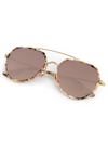 Baker Sunglasses in 18K Titanium + Gelato Mirrored