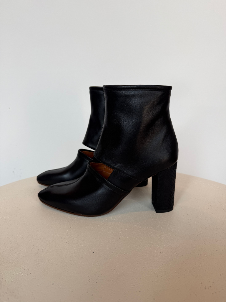 Eon Cut-Out Boot in Black
