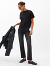 The Kelly Boxy Tee in Black