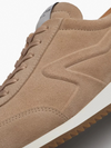 Retro Runner Sneaker in Sand Suede