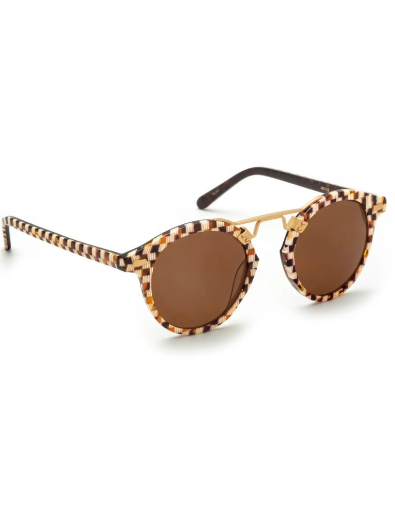 St. Louis Sunglasses in Caffe Dolce 24K