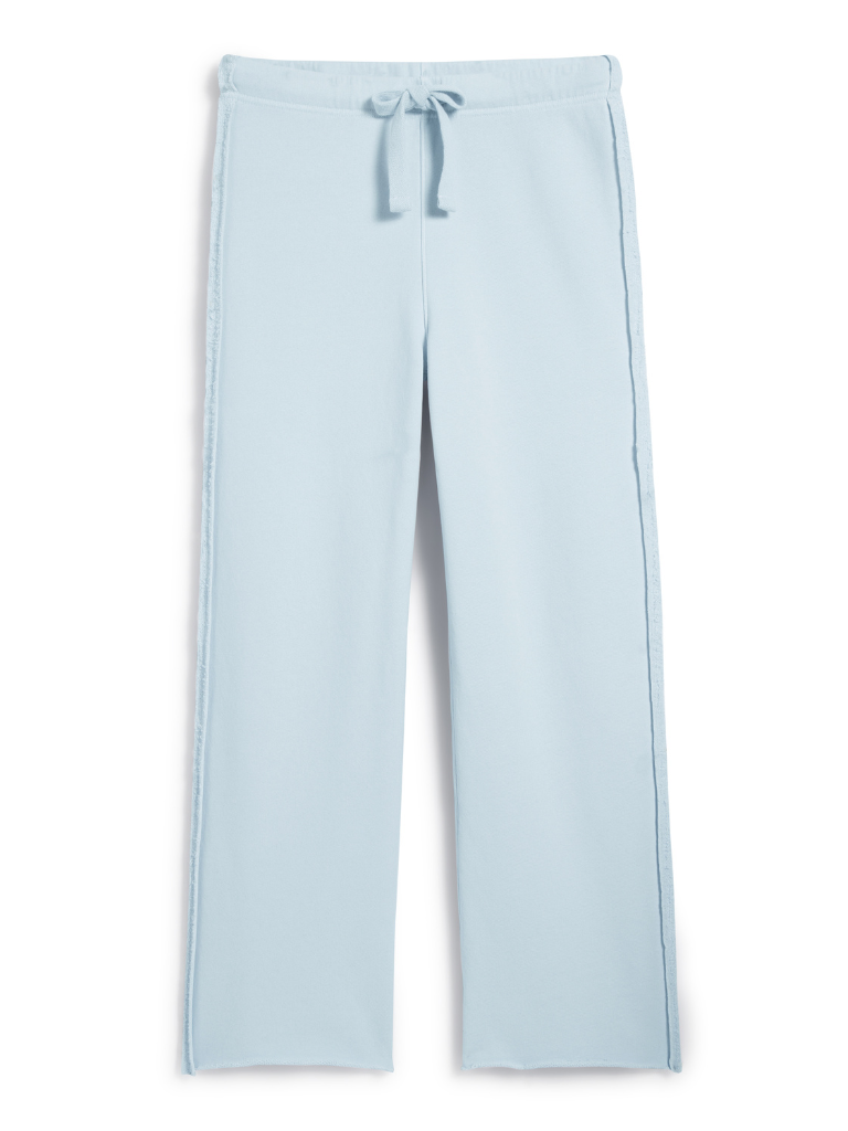 Bella Triple Fleece Sweatpant in Ice