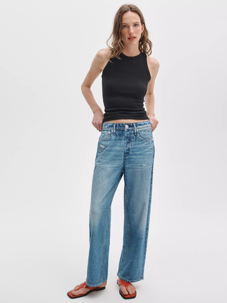Miramar Wide-Leg Ankle Pant in Minetta