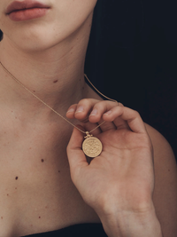 Peacock Necklace in Gold