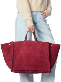 Leon Tote in Burgundy