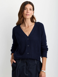 Raleigh Cardigan in Navy