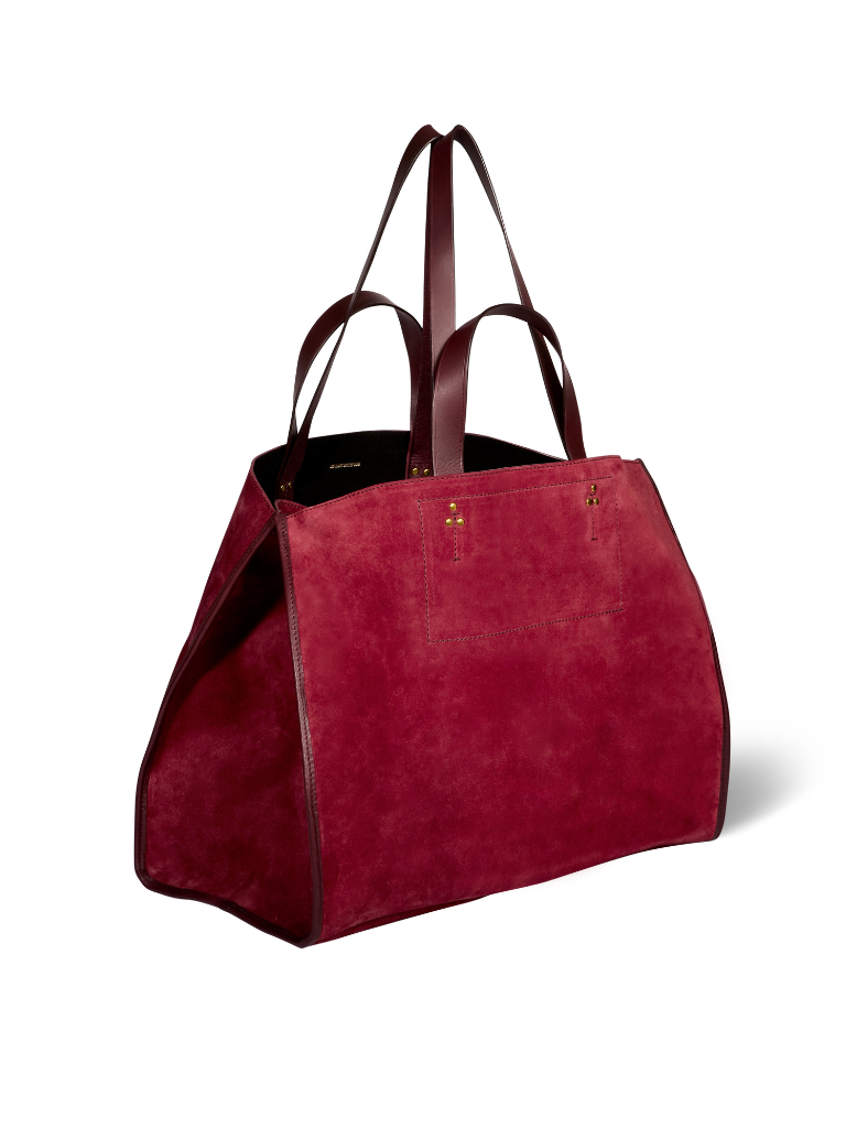 Leon Tote in Burgundy