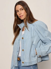 Charlotte Denim Jacket in Whisper