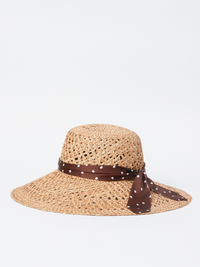 Garden Straw Hat in Natural/Brown