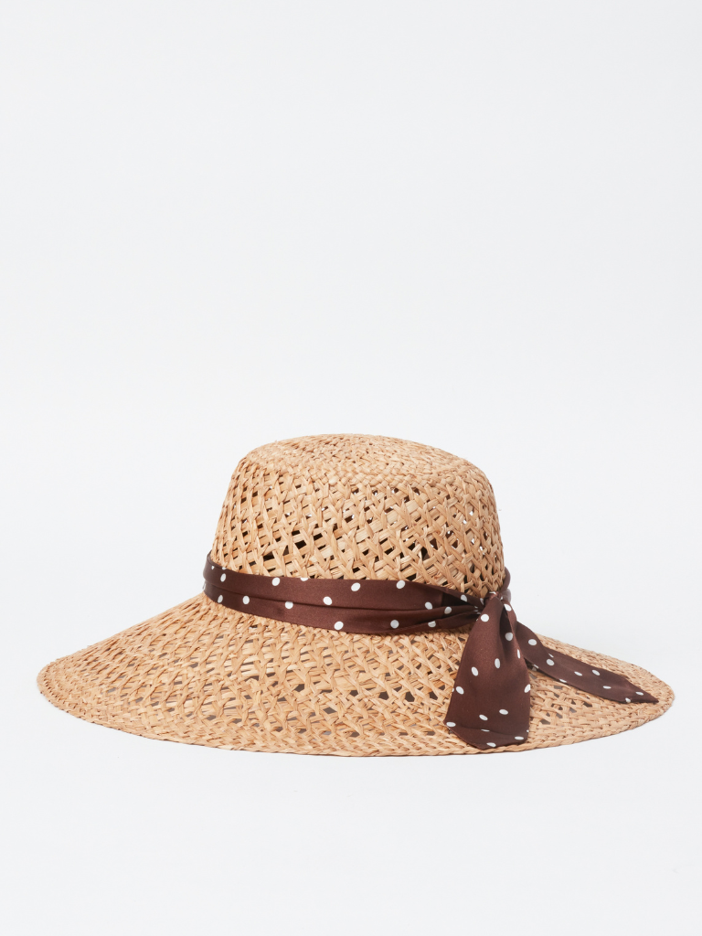 Garden Straw Hat in Natural/Brown