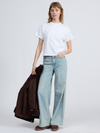 The Kelly Boxy Tee in White