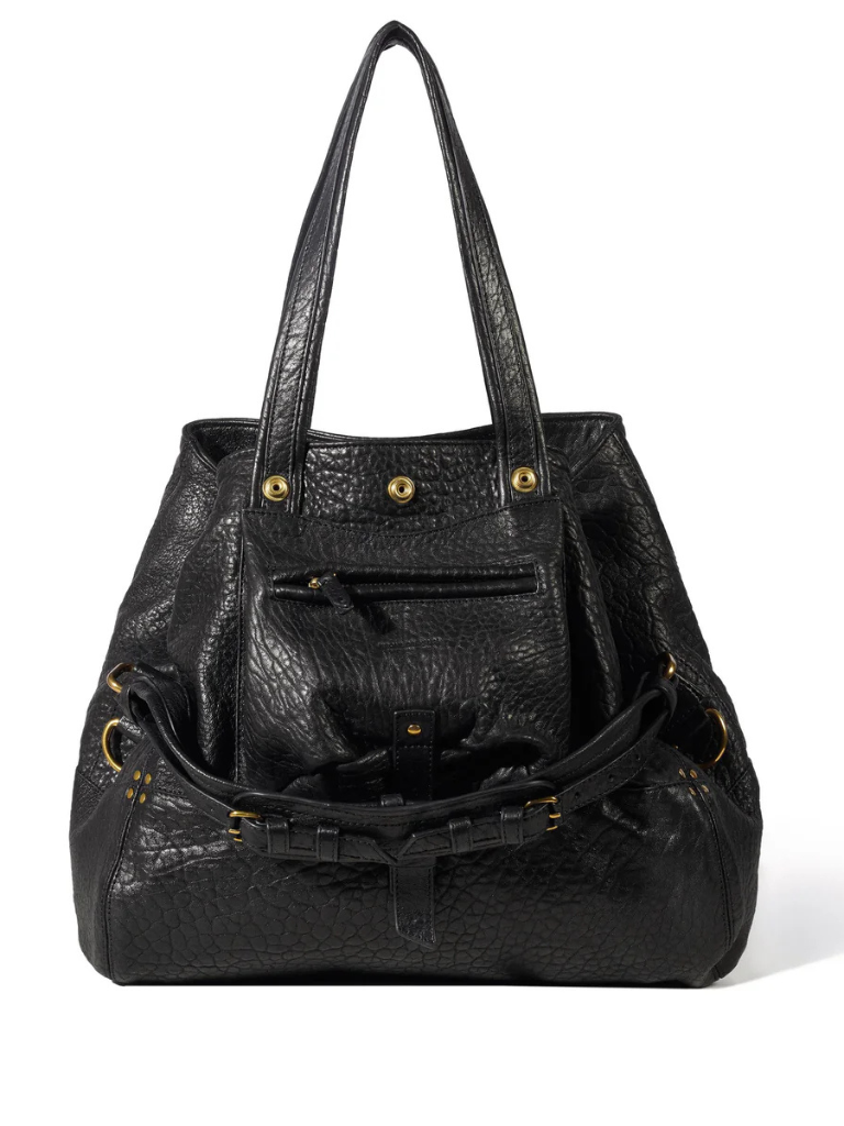 Billy Lambskin Bag in Black