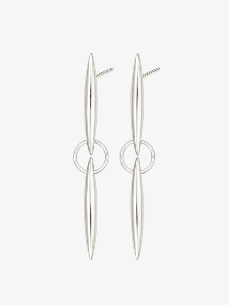 Quilla Earrings in Silver