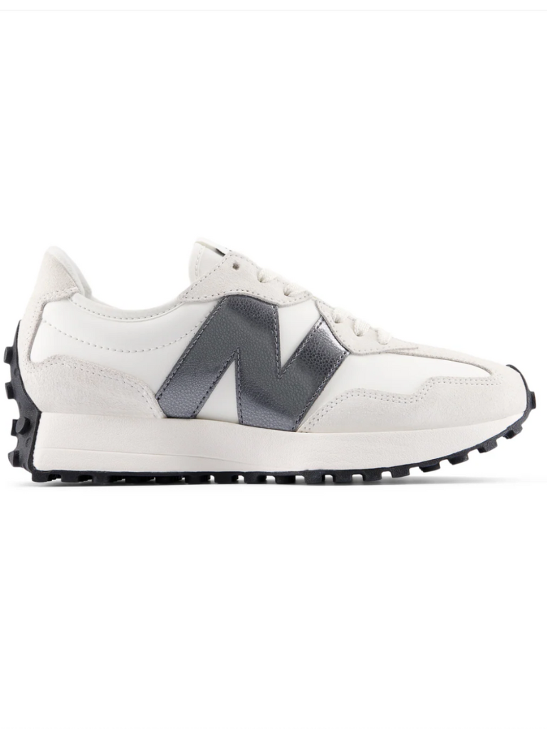 New Balance 327 Sneaker in Sea Salt/Anthracite