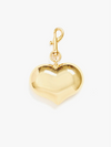 Grande Mylar Heart Fob in Gold