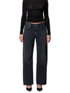 Lindz Low Rise East Straight w/ Tuxedo Stripe in Kuro