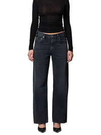 Lindz Low Rise East Straight w/ Tuxedo Stripe in Kuro