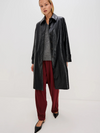 Hills Faux Leather Jacket in Black