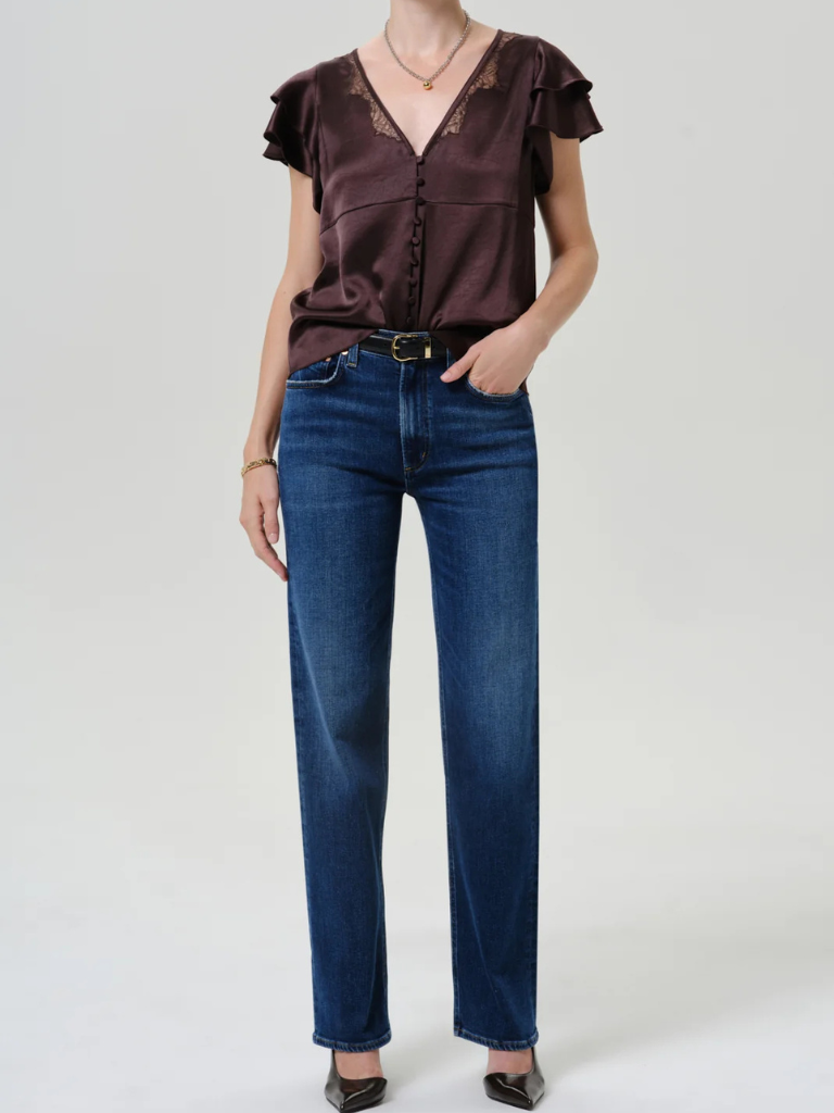 Palma Straight Long Clean Hem in Boulevard