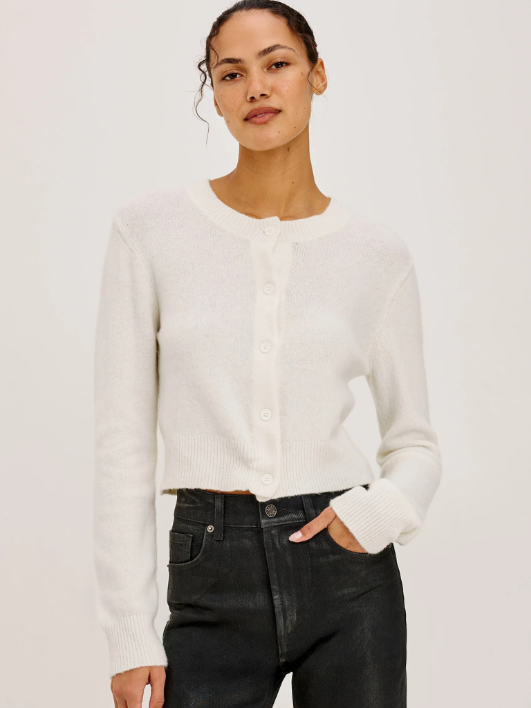 Matilda Cardigan in Ivory