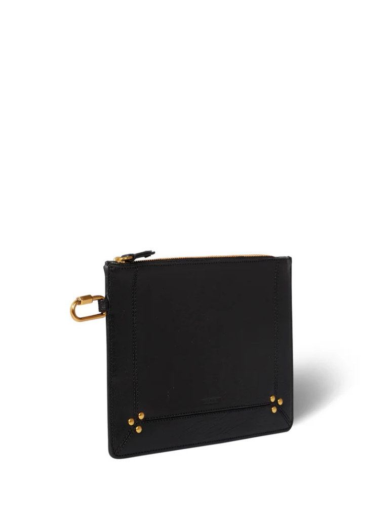 Medium Pocket Wallet in Noir