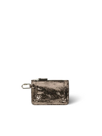 Pocket Wallet in Champagne Lamé