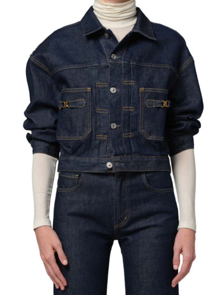 Alma Jacket With Horsebit in Helia