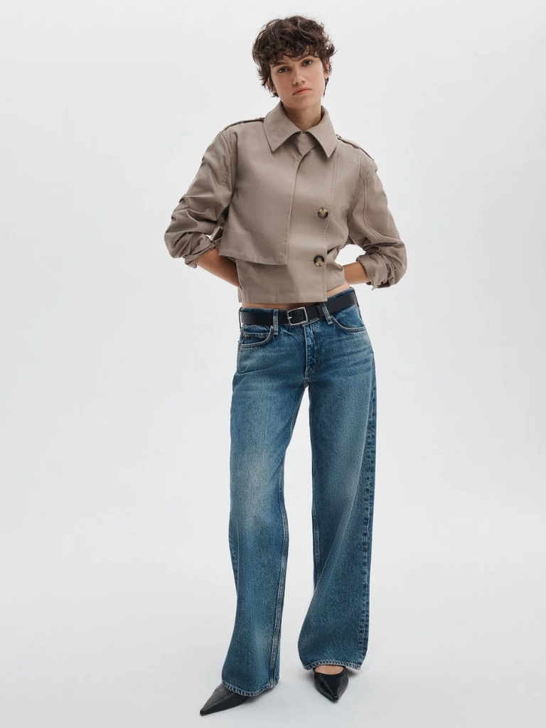 Cam Low Rise Relaxed Straight Jean in Echo