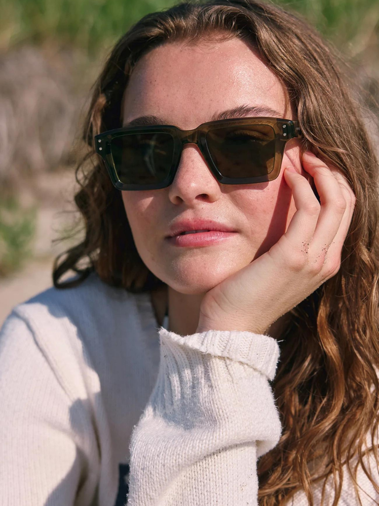 Carter Sunglasses in Olive + Iberia