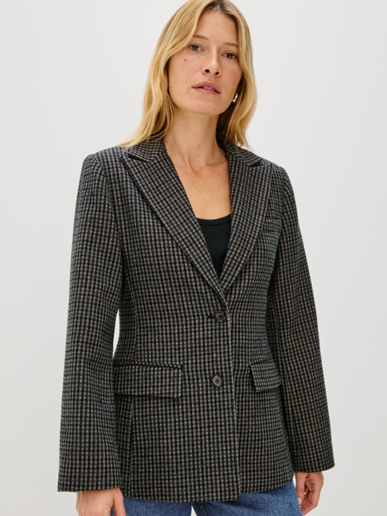 Doris Blazer in Glasgow Check