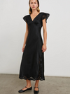 Mckenna Eyelet Dress in Black