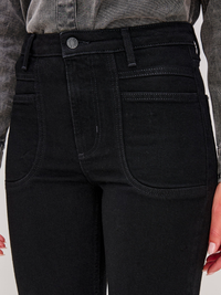 Alamitos Flared Trouser in Blackout