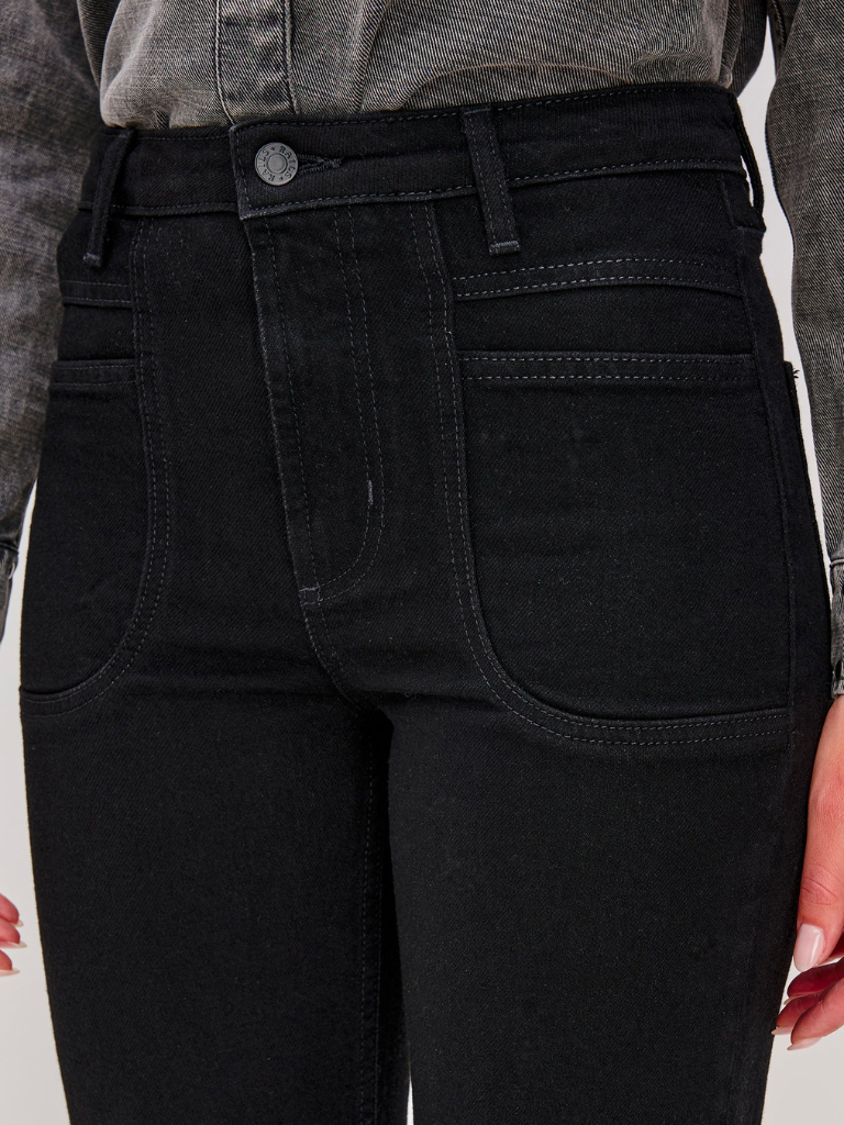 Alamitos Flared Trouser in Blackout