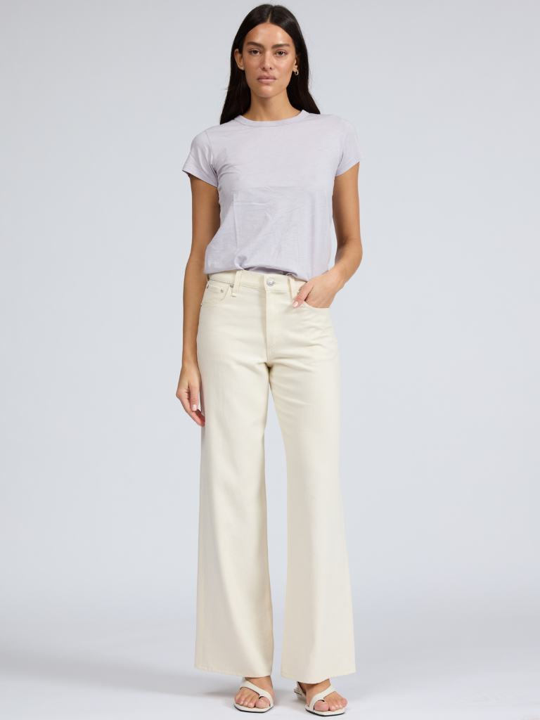 The Slub Tee in Lavender Mist