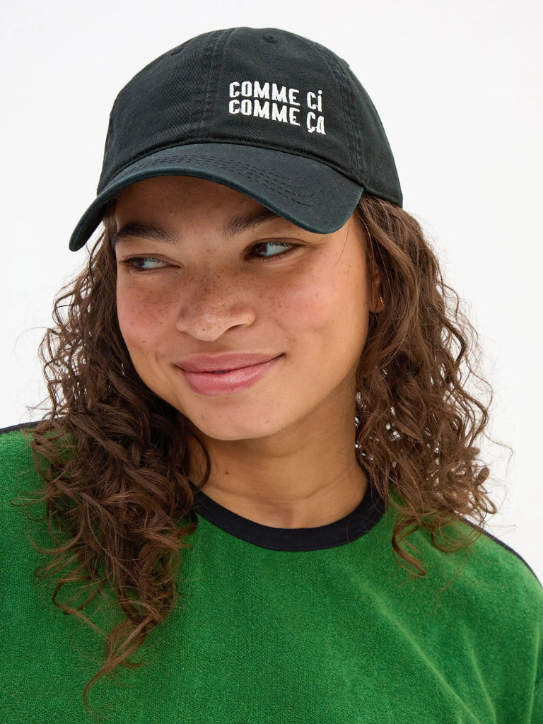 Comme Ci Comme Ça Hat in Black/Cream
