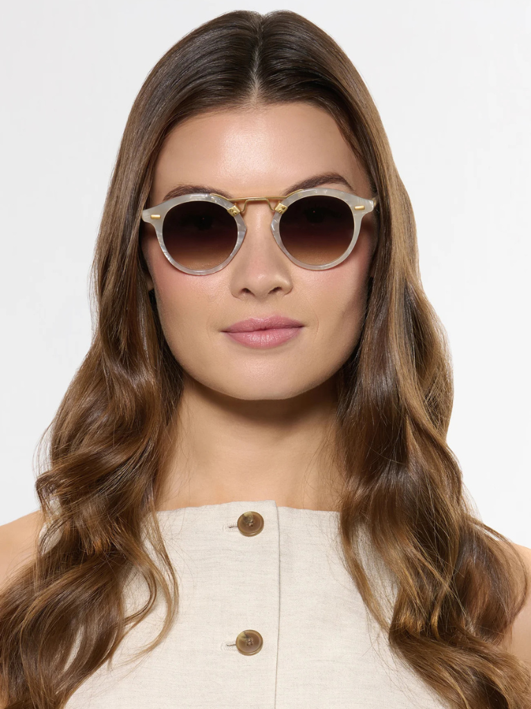 St. Louis Sunglasses in Alabaster 18K