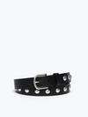 Rebecca Studded Belt in Black/Silver