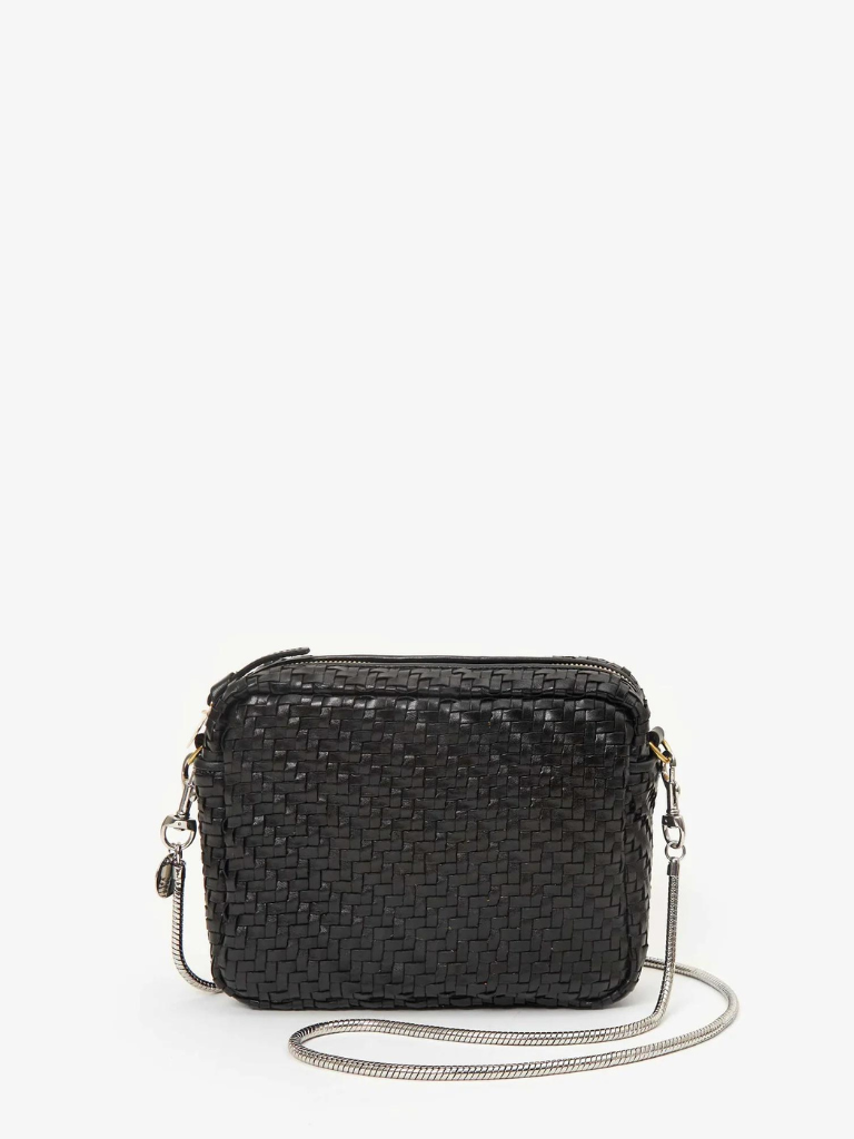 Snake Chain Crossbody Strap in Silver