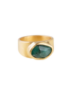 Free Form Emerald Ring in Gold