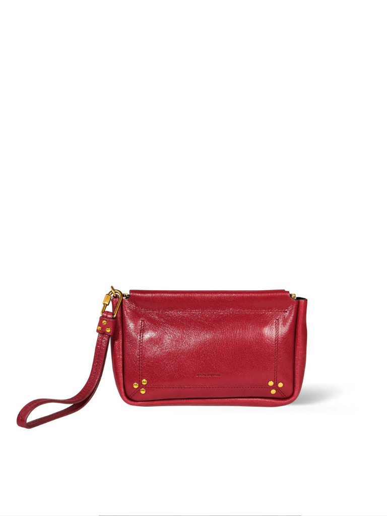 Clap M Clutch in Ruby/Brass