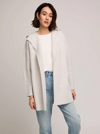 Ilana Cardigan in Heather Birch