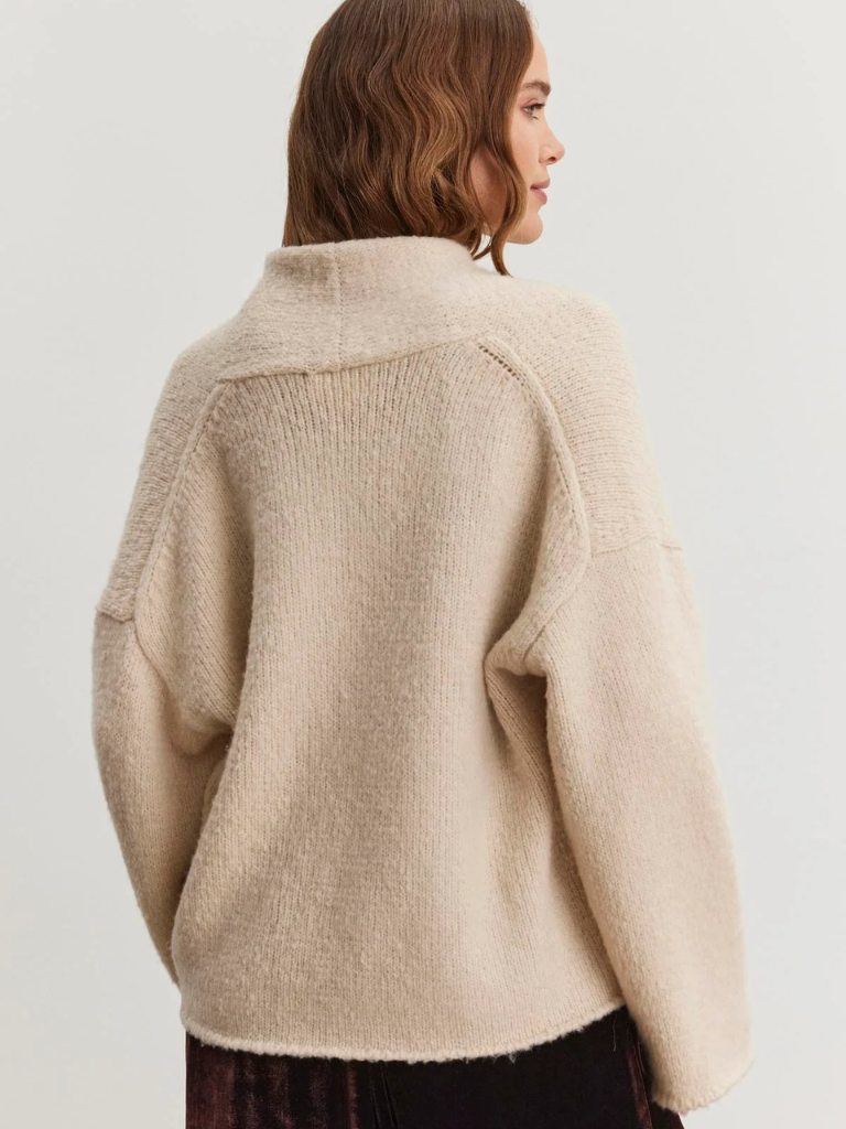 Chanson Cardigan in Beige