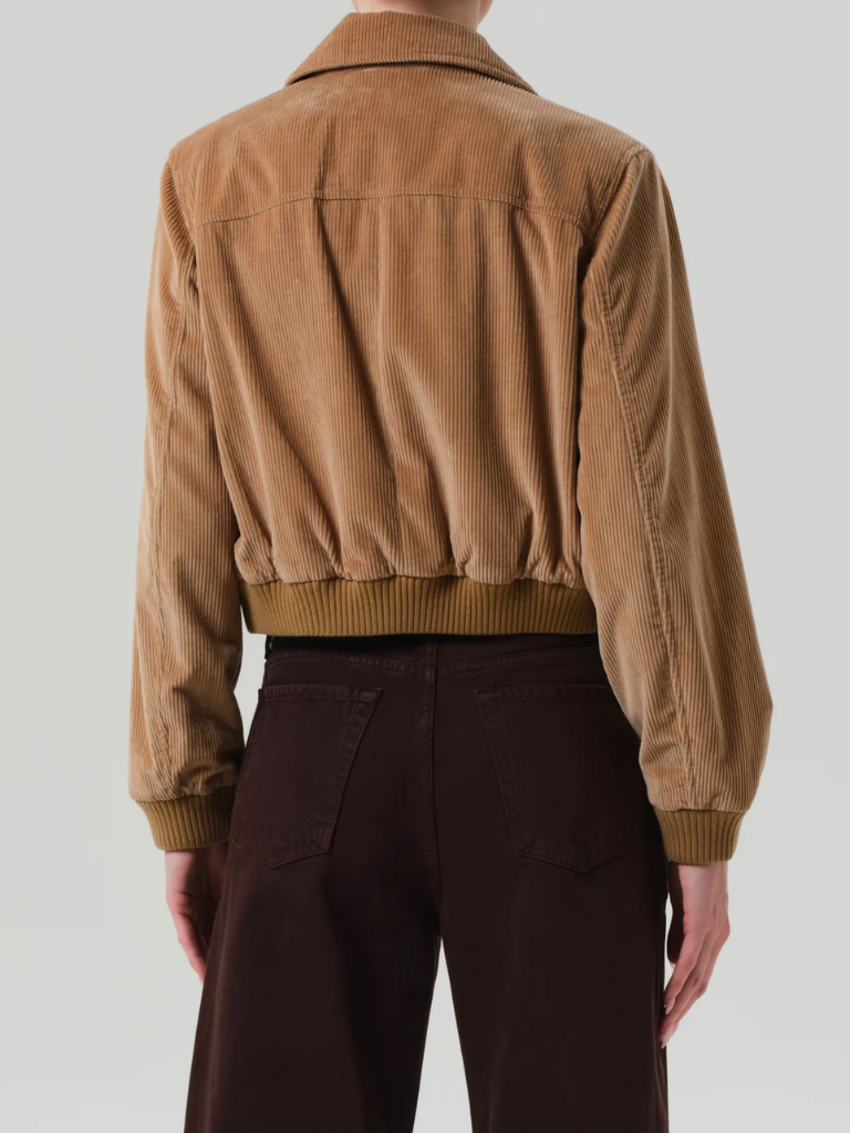 Lola Eve Bomber Jacket in Amber