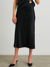 Anya Midi Skirt in Black