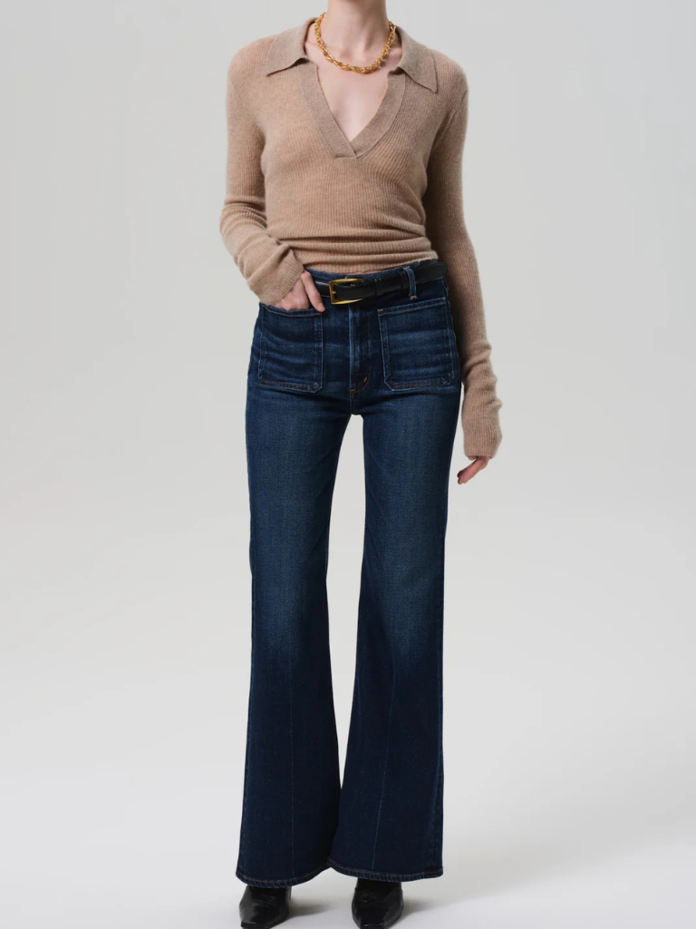 Kimberly Patch Pocket Flare in Mirka