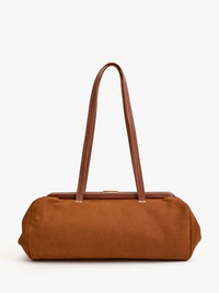 Yvette Baguette Bag in Hazelnut