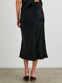 Anya Midi Skirt in Black