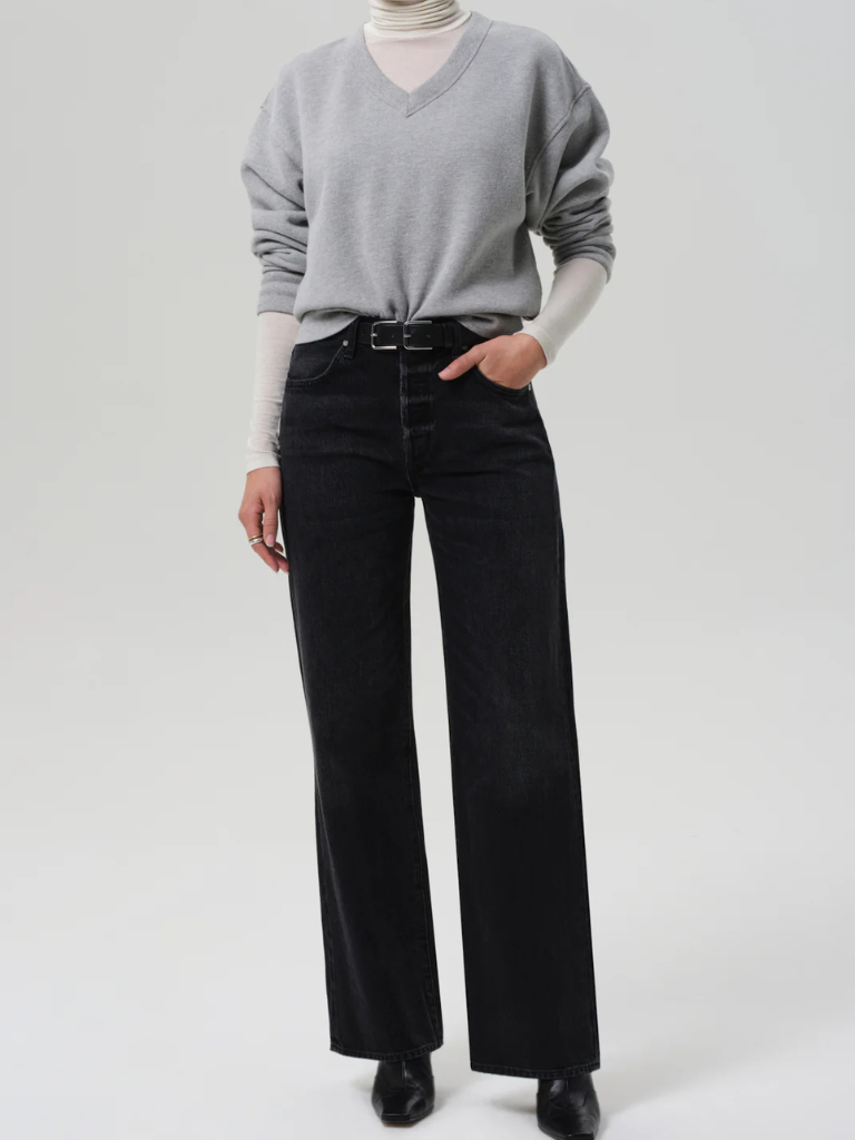Annina Trouser Jean 30" in Raine